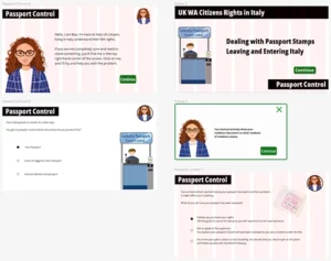 Examples of the Figma layouts that were prepared